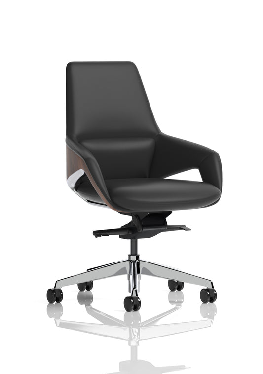 Olive High Back Executive Faux Leather Office Chair - Black or Brown Option