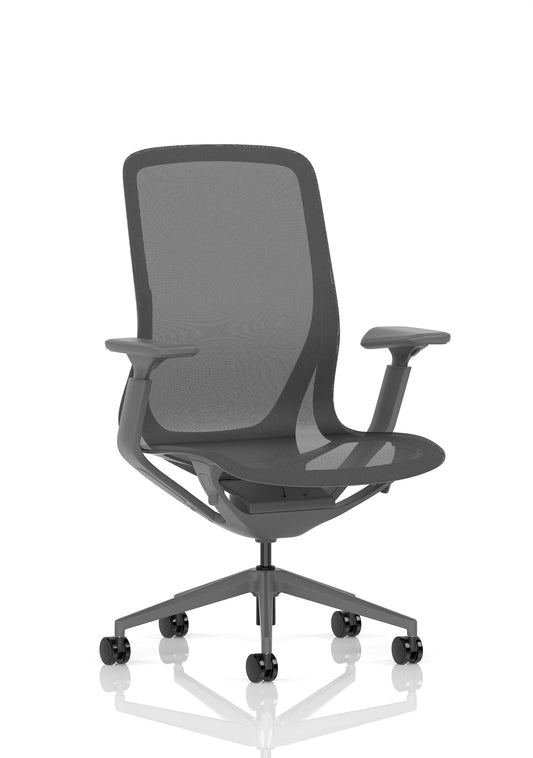 Lumo Executive Mesh Chair with Optional Headrest - Four Colour Options