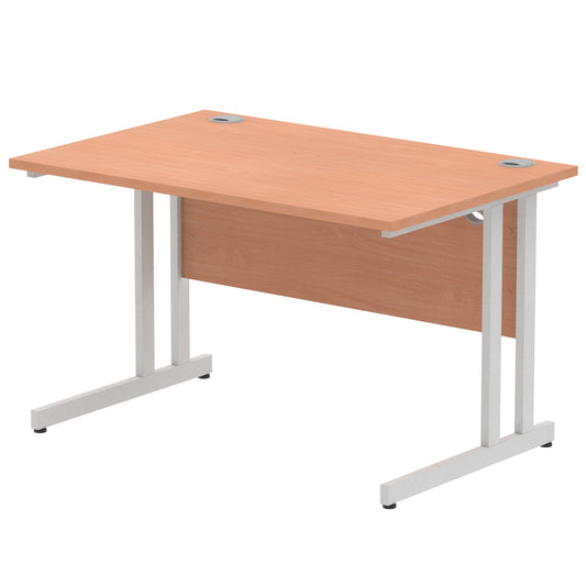Impulse Straight Desk Cantilever Leg - 1200mm - Multiple Colour Options