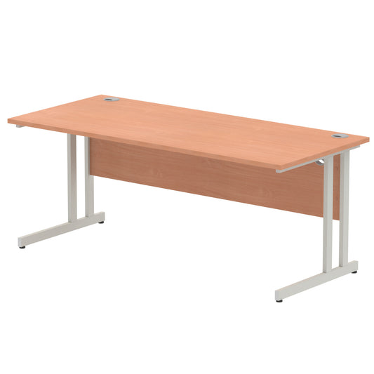 Impulse Straight Desk Cantilever Leg - 1800mm - Multiple Colour Options