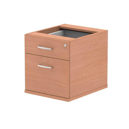 Impulse Fixed Pedestal- 2 or 3 Drawer Option - 440mm - Multiple Colour Options