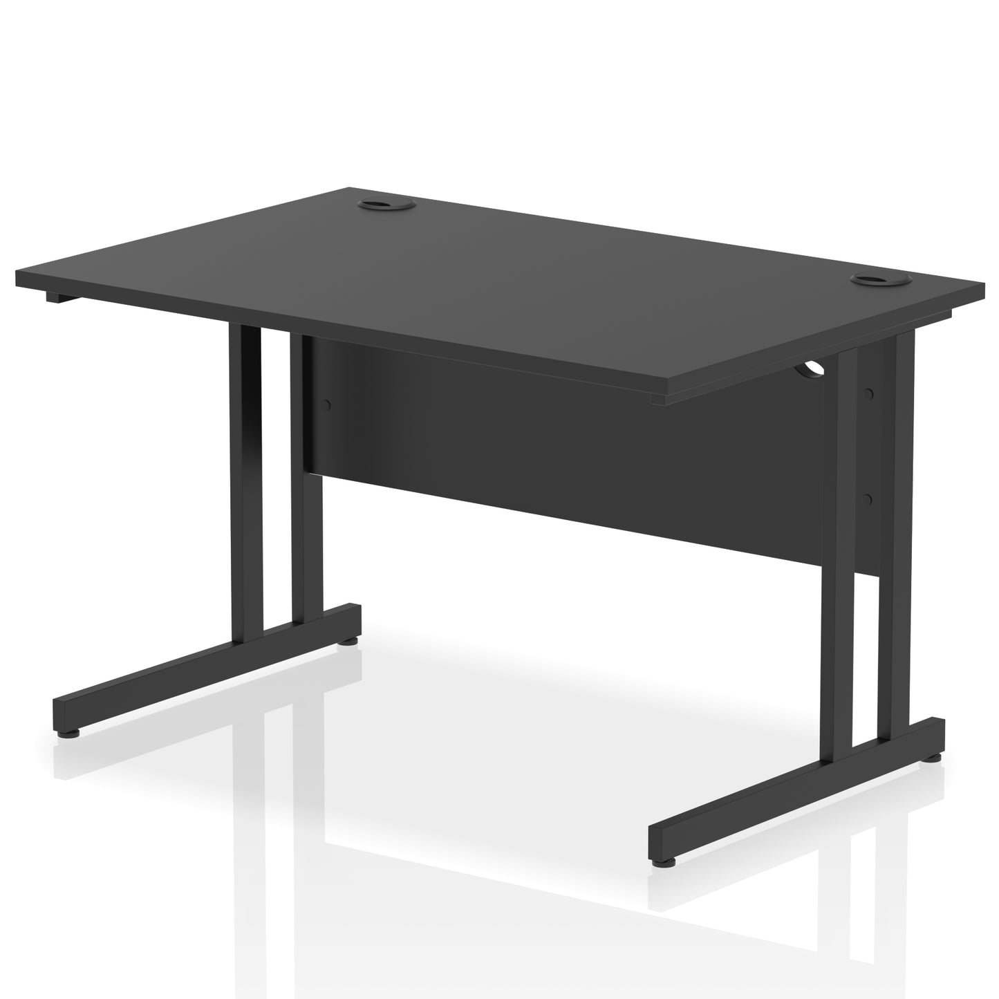 Impulse Straight Desk Cantilever Leg - 1200mm - Multiple Colour Options