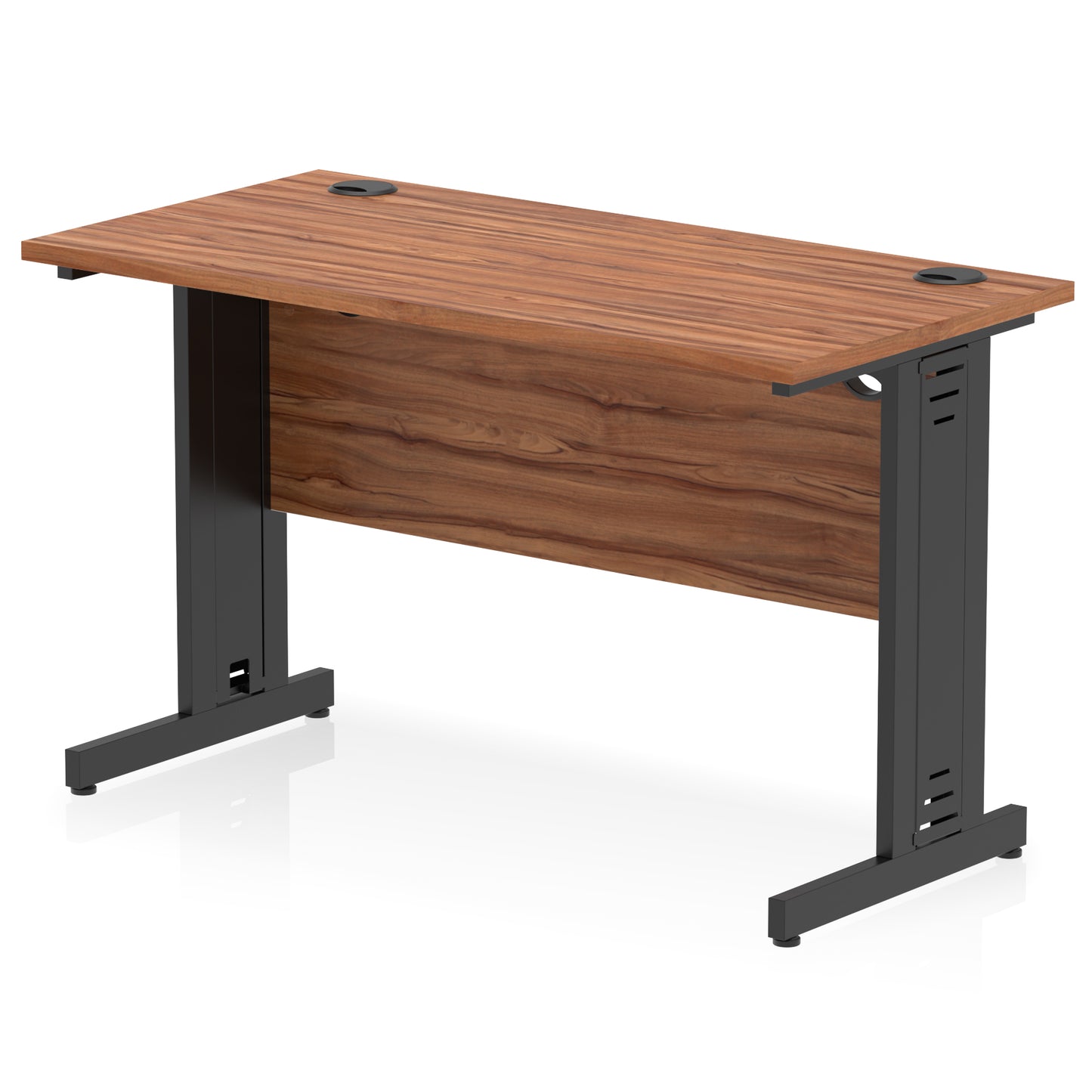 Impulse Slimline Desk Cable Managed Leg - 1200mm - Multiple Colour Options