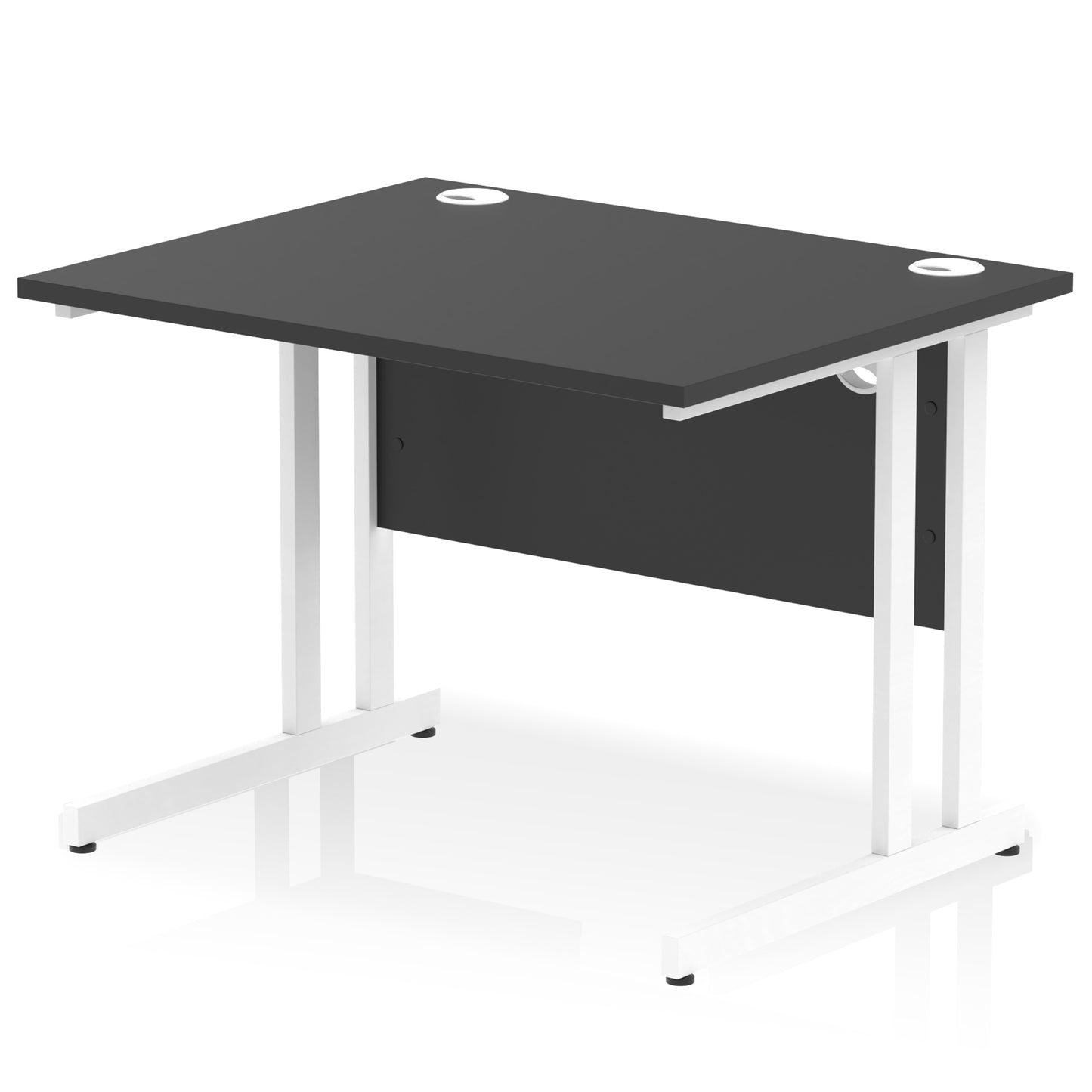 Impulse Straight Desk Cantilever Leg - 1000mm - Multiple Colour Options