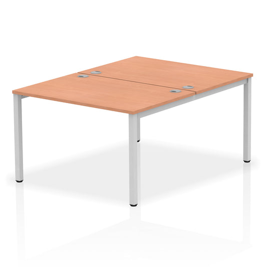 Impulse B2B Bench Desk - 2 Person - 1200mm, 1400mm, 1600mm, 1800mm - Multiple Colour Options