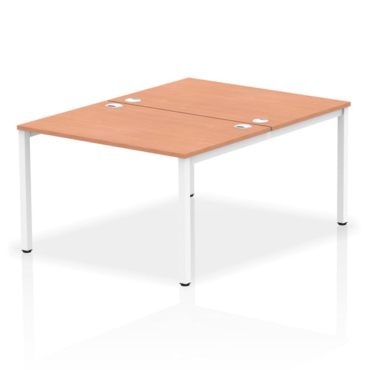 Impulse B2B Bench Desk - 2 Person - 1200mm, 1400mm, 1600mm, 1800mm - Multiple Colour Options