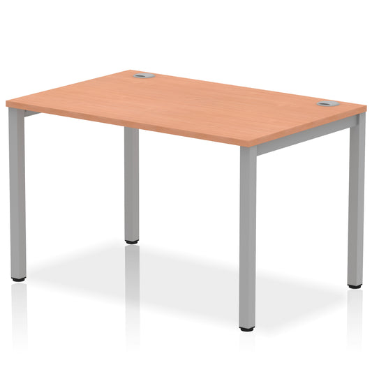 Impulse Single Starter Bench Desk - 1200mm, 1400mm, 1600mm, 1800mm - Multiple Colour Options