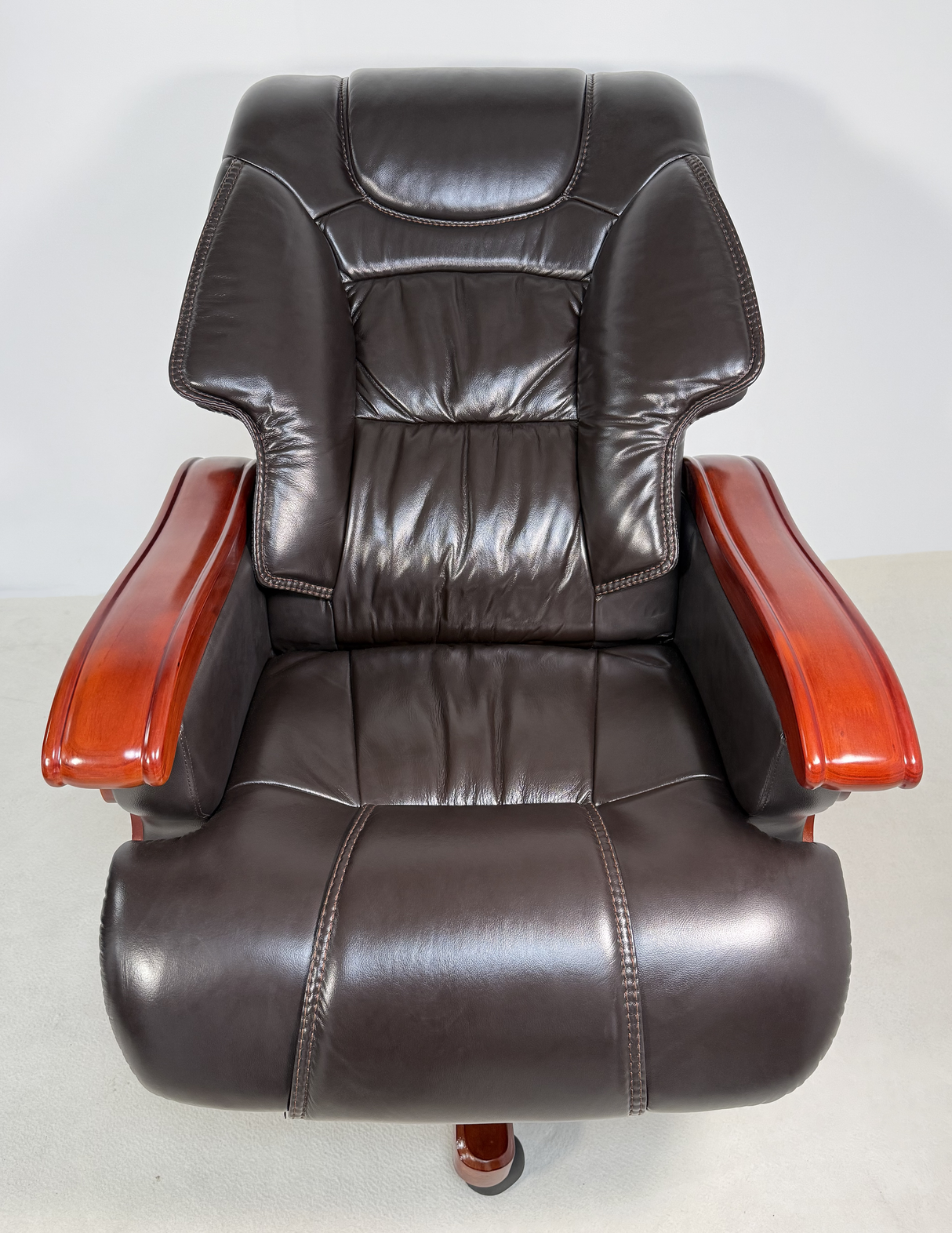 Luxury Large Brown Leather Executive Office - A00L