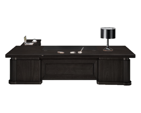 Extra Large Stylish Executive Office Desk with Pillar Design - 2800mm / 3000mm / 3200mm - K3Y281