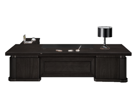 Extra Large Stylish Executive Office Desk with Pillar Design - 2800mm / 3000mm / 3200mmm - K3Y281