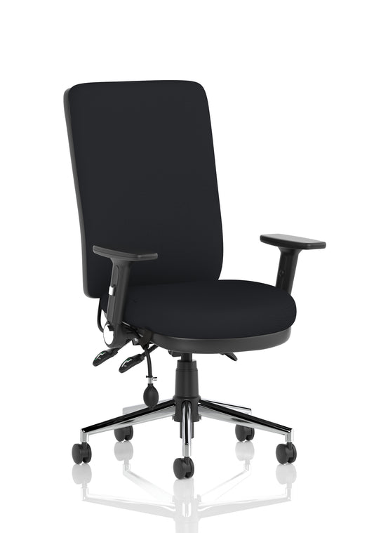 Chiro High Back Fabric Task Operator Office Chair - Available in 20 Colour Choices