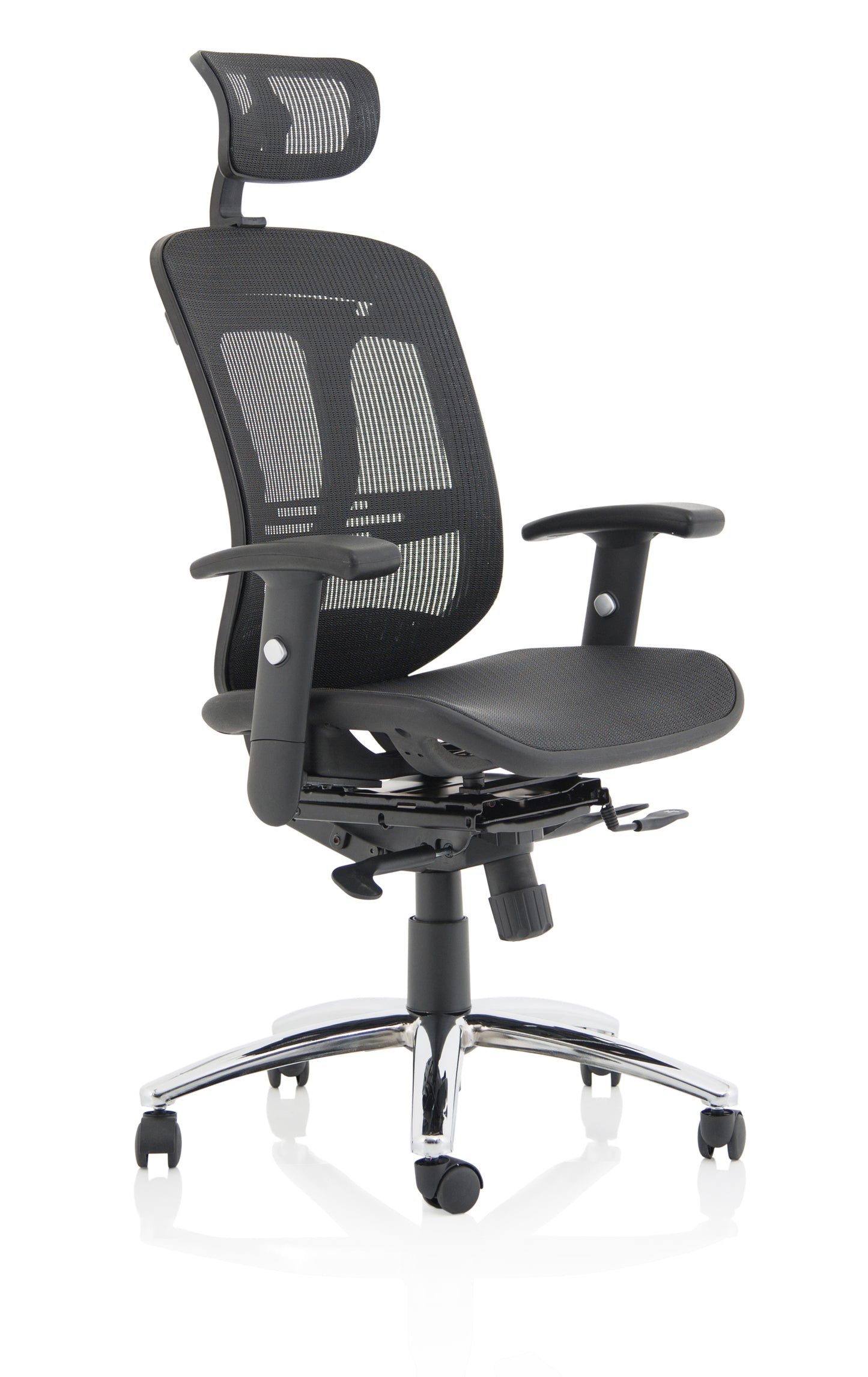 Mirage II Mesh Back Task Operator Office Chair with Height Adjustable Arms
