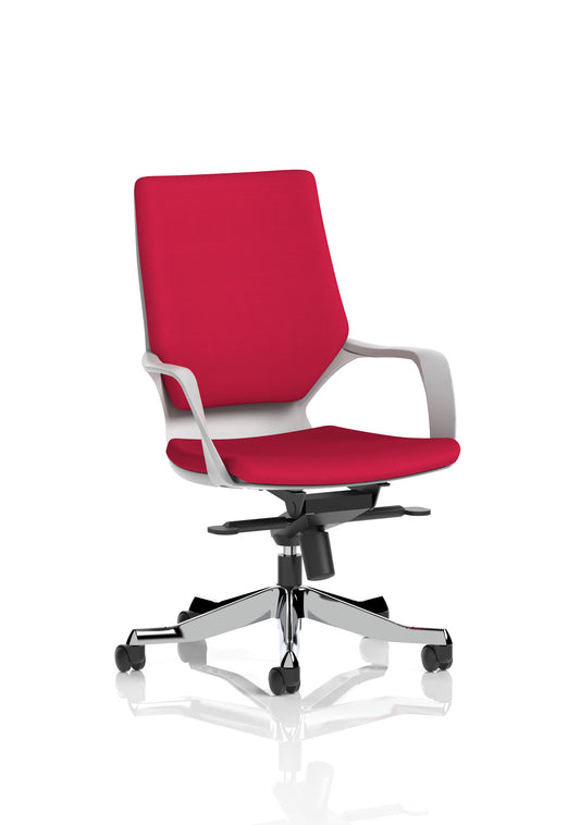 Xenon Medium Back Office Chair with Fixed Arms - Available in 20 Colour Choices