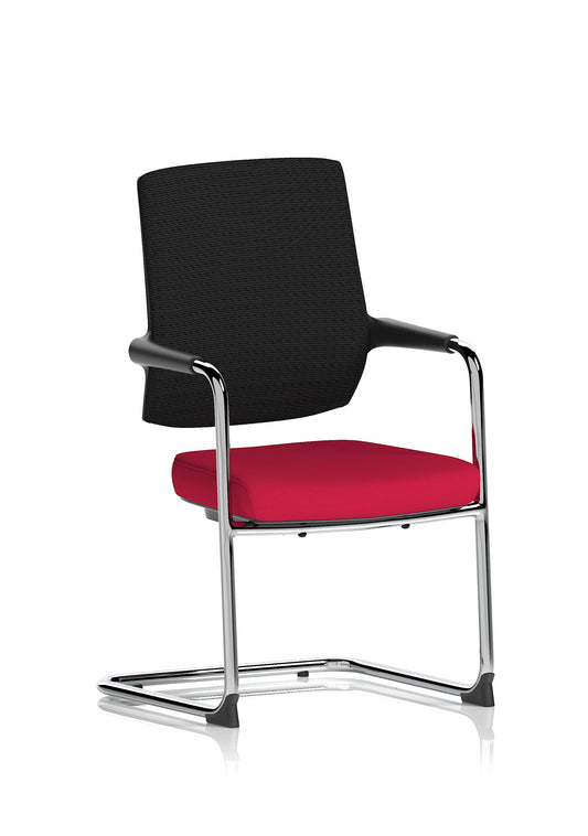 Vero Airmesh Back Cantilever Chair - Available in 20 Colour Choices