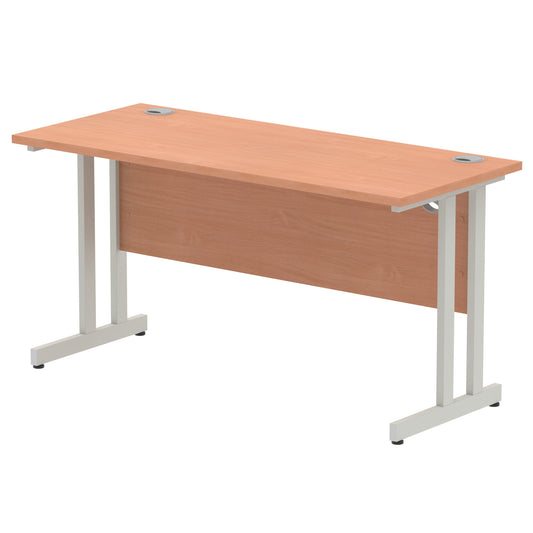 Impulse Slimline Desk Cantilever Leg - 1400mm - Multiple Colour Options