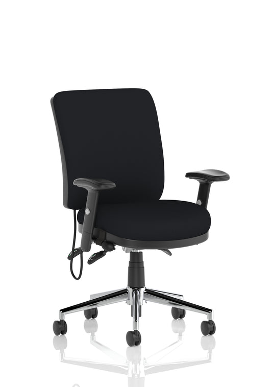 Chiro Medium Back Fabric Task Operator Office Chair - Available in 20 Colour Choices