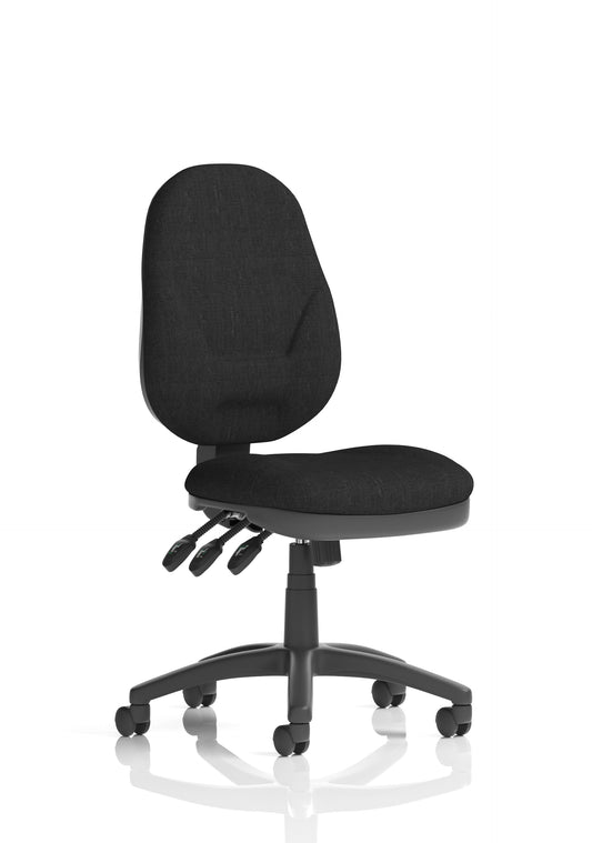 Eclipse Plus XL High Back Fabric Task Operator Office Chair - Multiple Arm Options - Available in 20 Colour Choices