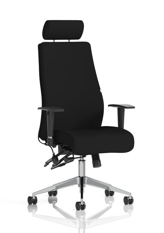Onyx High Back Ergonomic Posture Chair with Height Adjustable Arms - Available in 20 Colour Choices