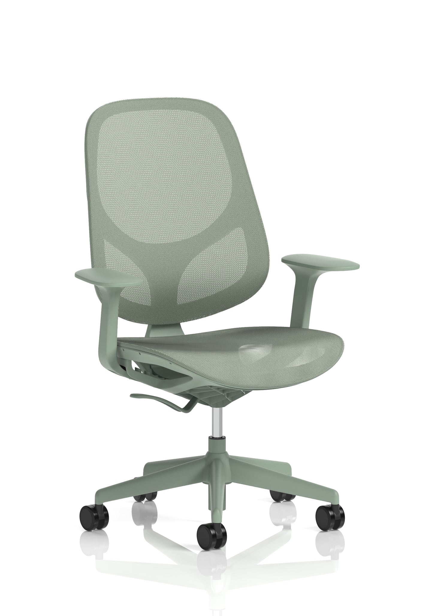 Tutti Mesh Medium Back Task Operator Office Chair with Arms - Available in Five Colours