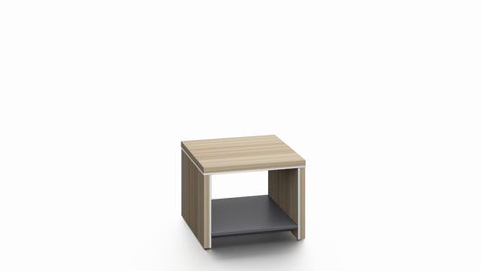 Modern Executive Golden Oak Square Coffee Table - 550mm - PM02-F0106