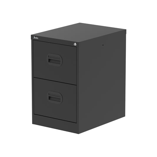 Qube Metal Filing Cabinet - 475mm Wide - 2, 3 or 4 Drawer Options - Multiple Colour Options