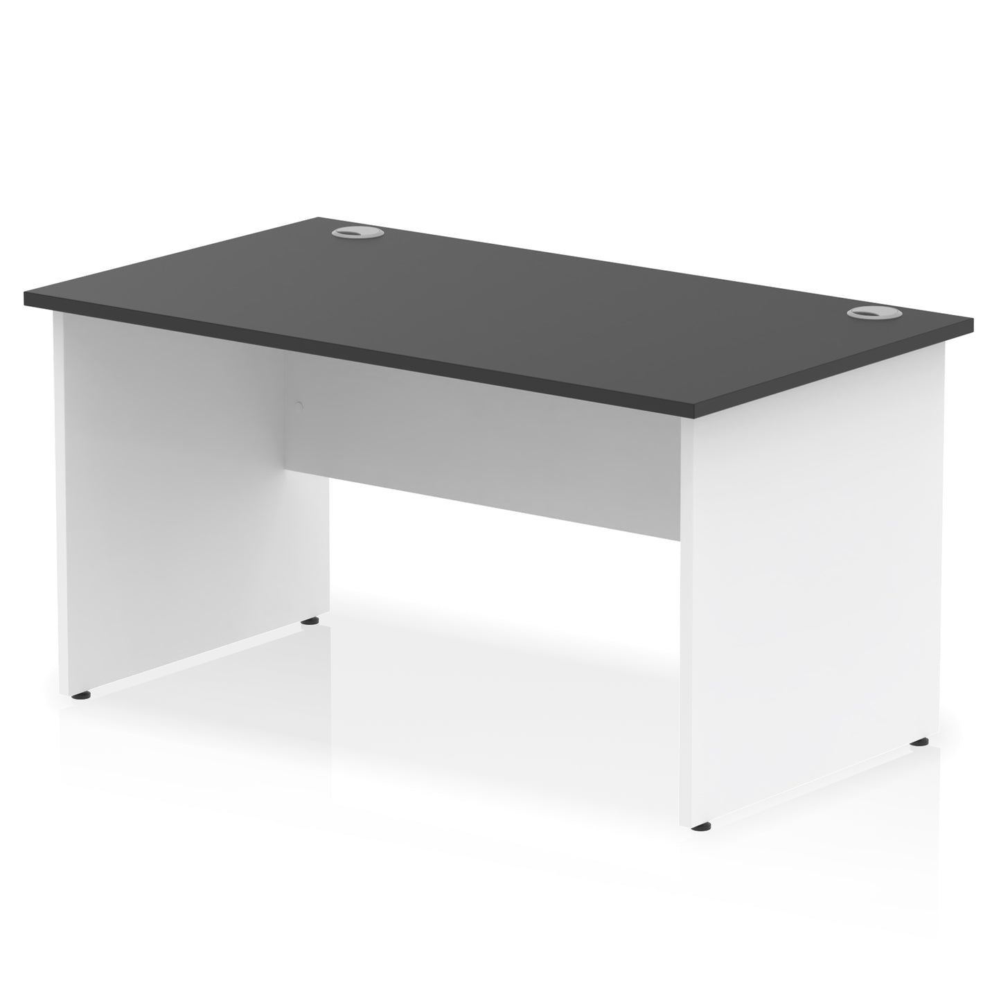 Impulse Straight Desk Panel End Leg - 1400mm - Multiple Colour Options
