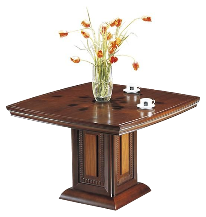 High Quality Square Meeting Table With Central Leg - 1150mm - UT6612