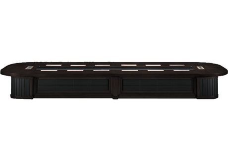 Extra Large Luxury Boardroom Table with Black Leather Panelling - 5600mm / 5800mm / 6000mm / 6200mm / 6400mm / 6600mm / 6800mm / 7000mm - UT8868