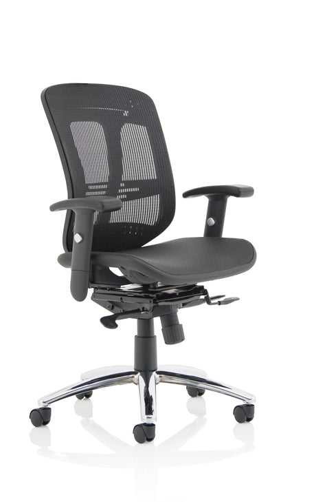 Mirage II Black Mesh Ergonomic Office Chair - Optional Headrest
