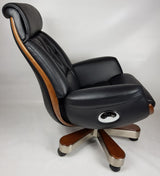 Black Leather Luxury Executive Office Chair - YS1505A