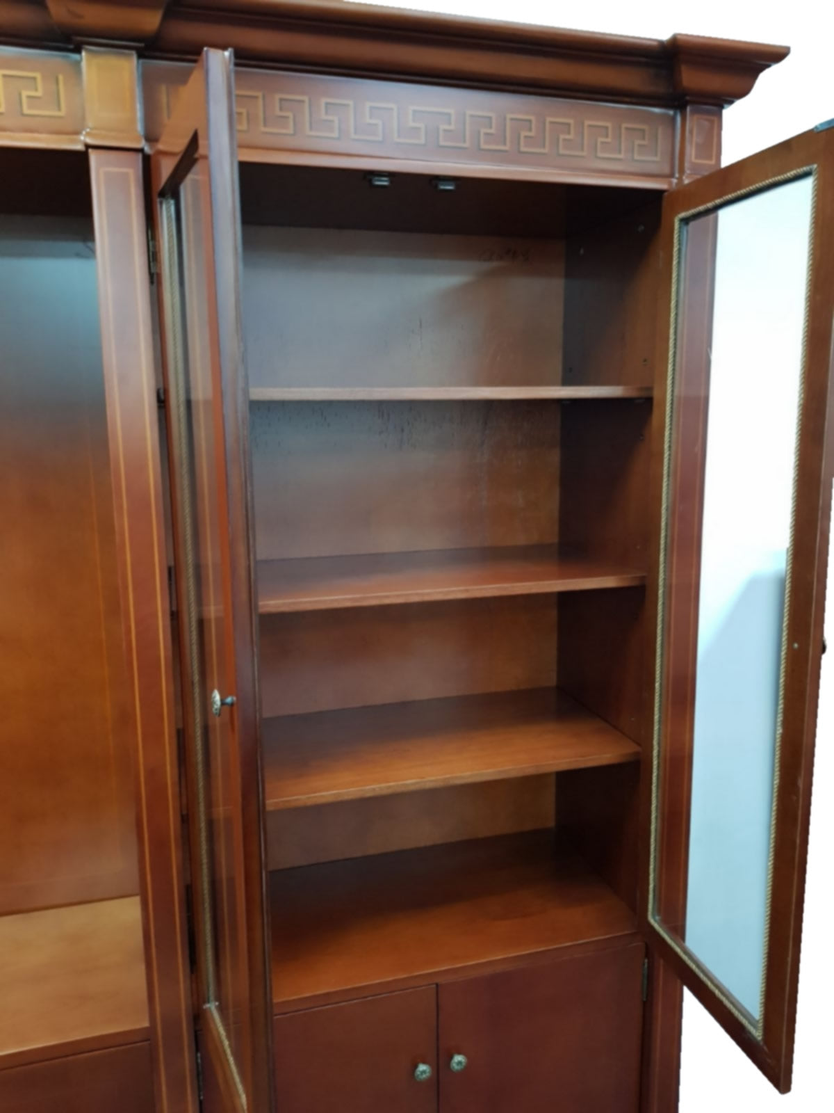 Solid Wood Executive Bookcase - 3000mm - Ex Display Unit