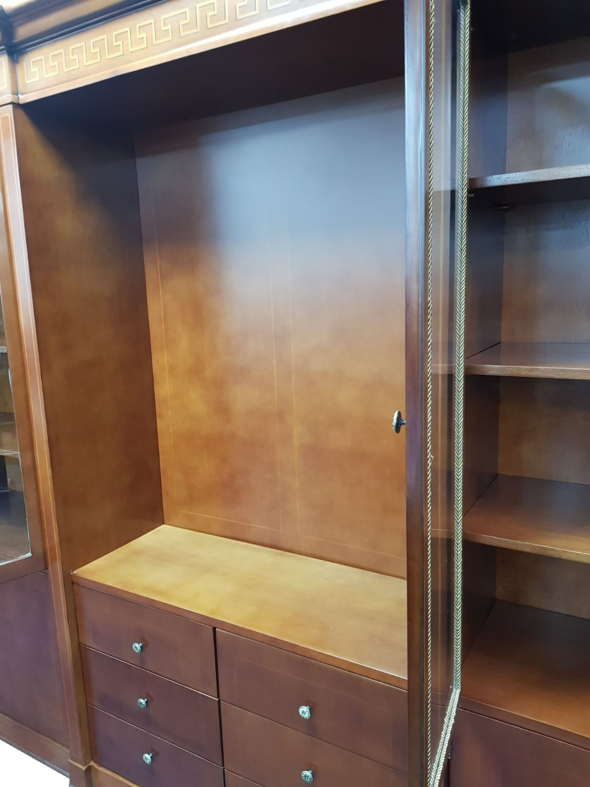 Solid Wood Executive Bookcase - 3000mm - Ex Display Unit