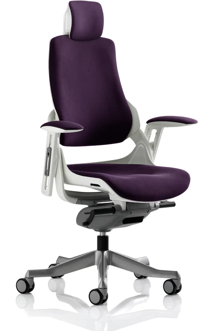 Zure Orthopaedic Fabric Office Chair - Optional Colour and Headrest