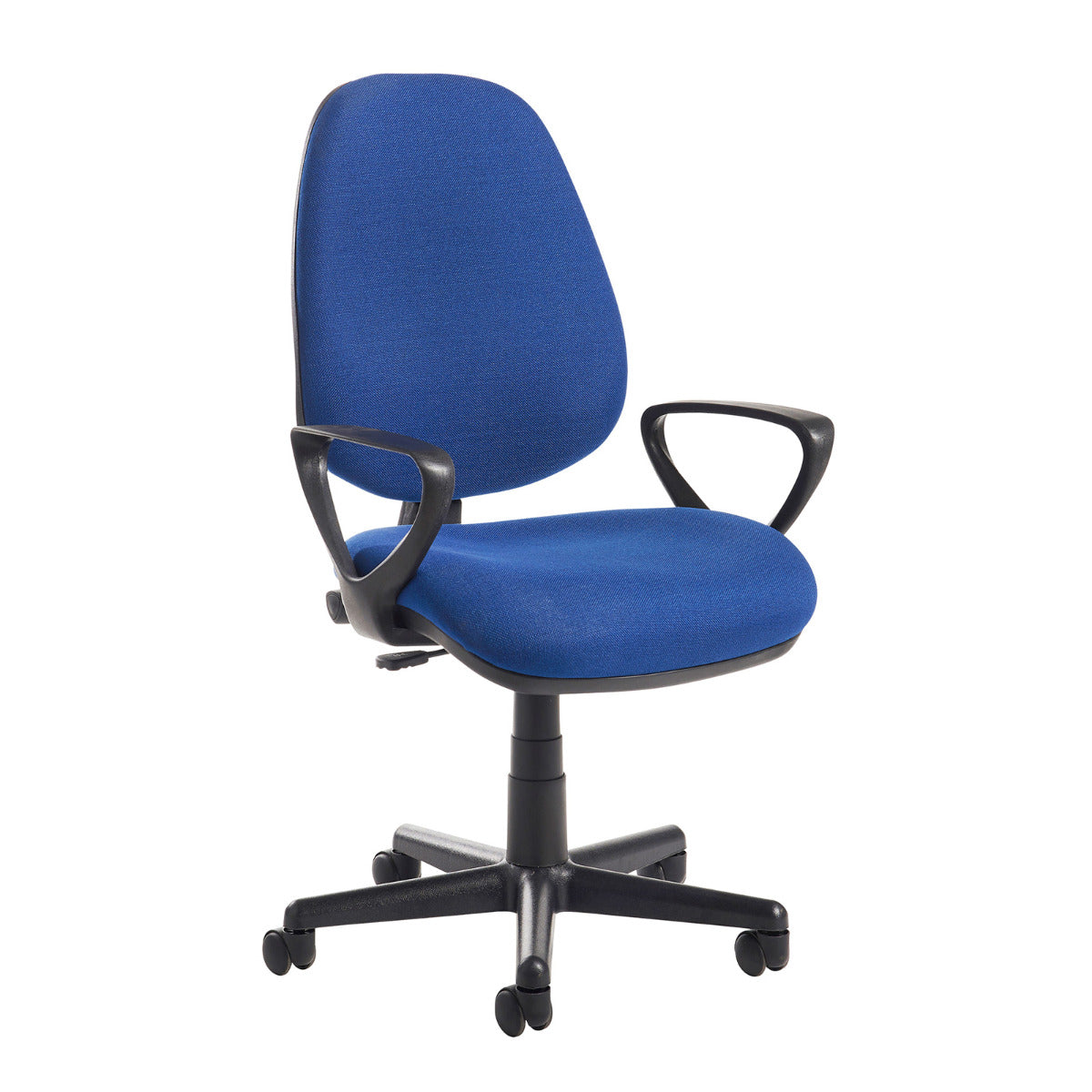 Bilbao Budget Operator Chair - Charcoal or Blue Option - No Arms, Fixed Arms or Height Adjustable Arm Option