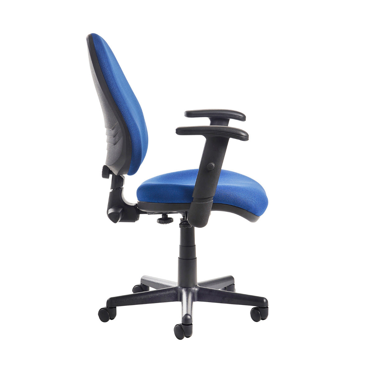 Bilbao Budget Operator Chair - Charcoal or Blue Option - No Arms, Fixed Arms or Height Adjustable Arm Option