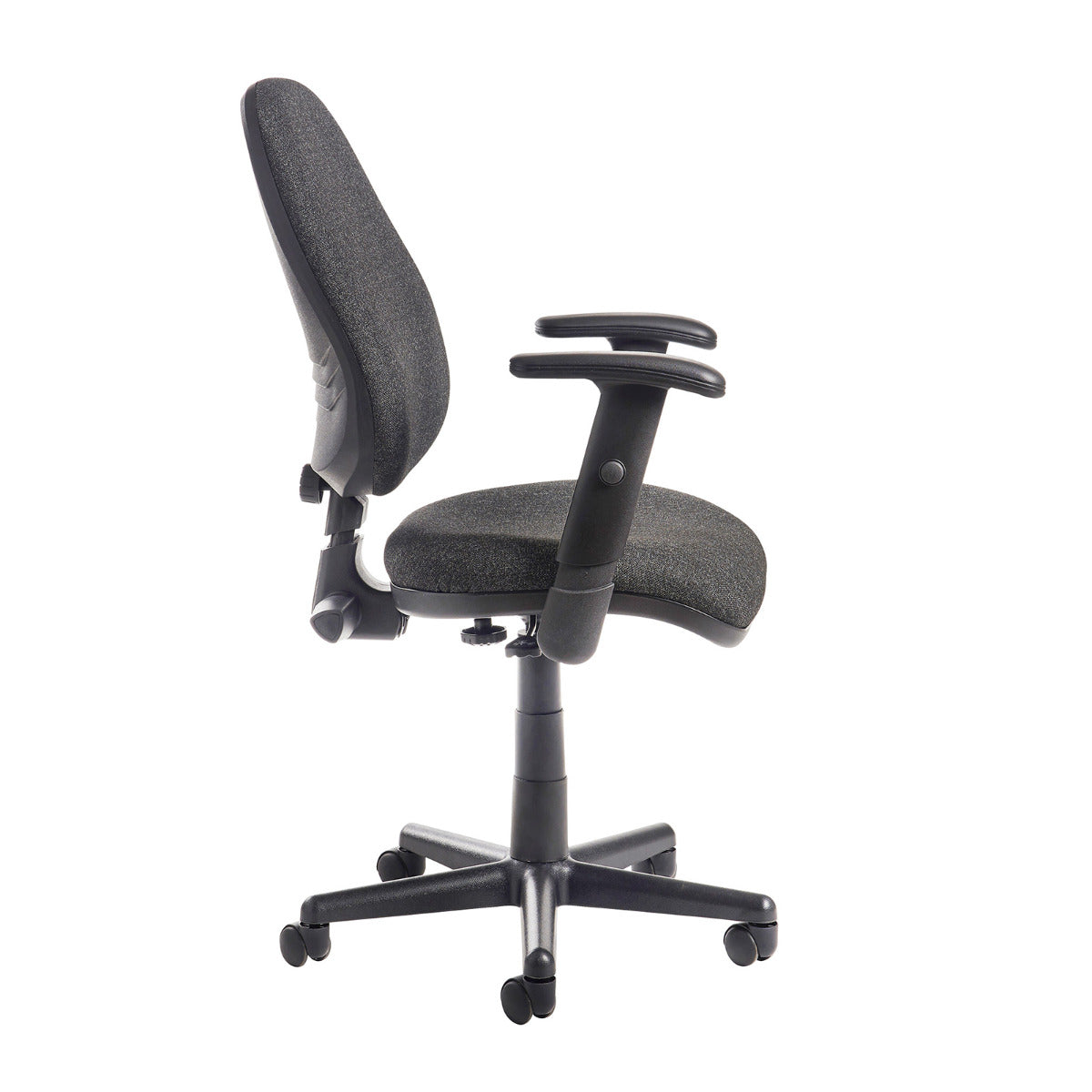 Bilbao Budget Operator Chair - Charcoal or Blue Option - No Arms, Fixed Arms or Height Adjustable Arm Option