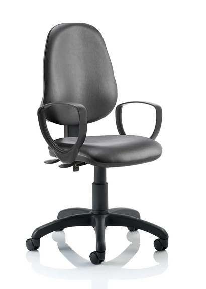 Eclipse 2 Plus Fabric Operator Office Chair - Optional Colour and Armrests