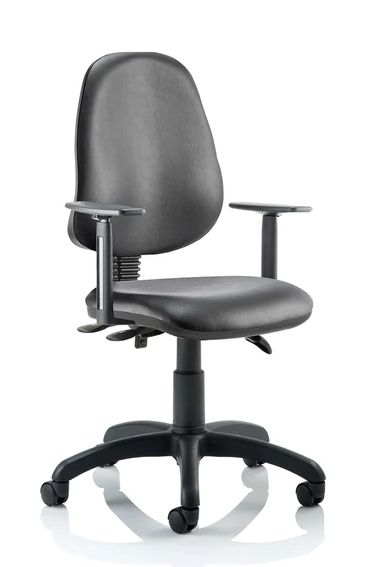 Eclipse 3 Plus Fabric Operator Office Chair - Optional Colour and Armrests