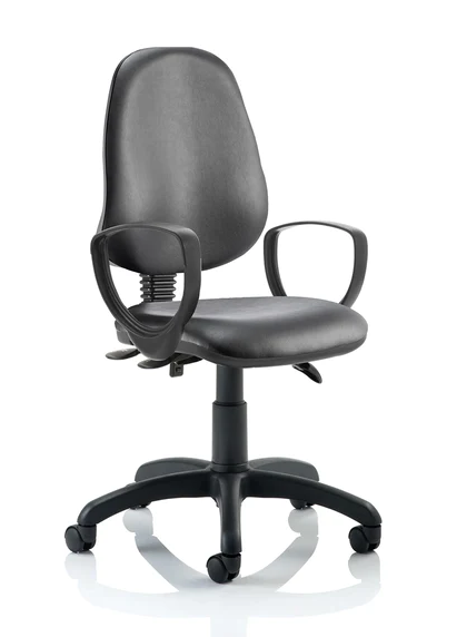Eclipse 3 Plus Fabric Operator Office Chair - Optional Colour and Armrests