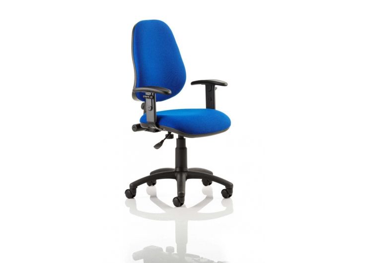 Eclipse 1 Plus Fabric Operator Office Chair - Optional Colour and Armrests