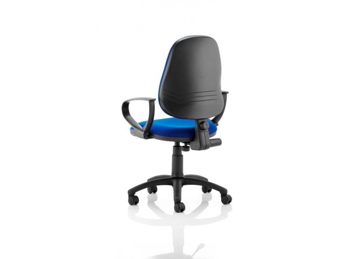 Eclipse 1 Plus Fabric Operator Office Chair - Optional Colour and Armrests