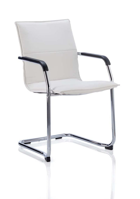 Echo Bonded Leather Visitor Chair - Available in Black, White or Red