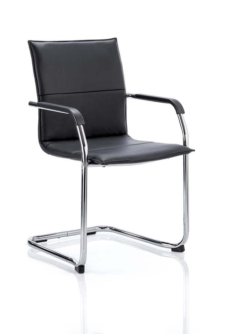 Echo Bonded Leather Visitor Chair - Available in Black, White or Red