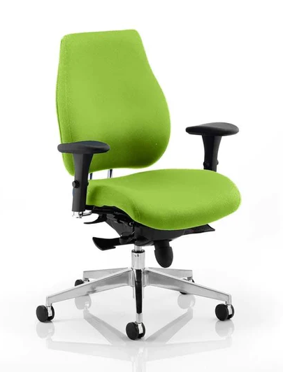 Chiro Plus Fabric Ergonomic Office Chair - Recommended by Leading UK Chiropractor Doctor