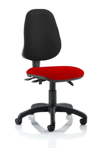 Eclipse 3 Plus Fabric Operator Office Chair - Optional Colour and Armrests
