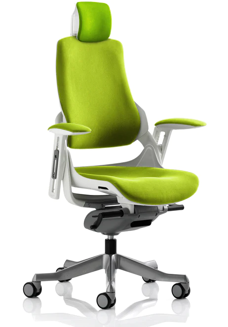 Zure Orthopaedic Fabric Office Chair - Optional Colour and Headrest