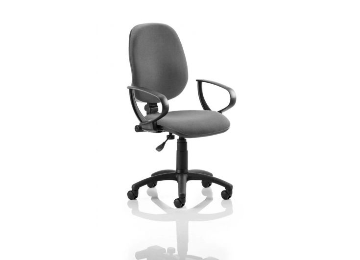 Eclipse 1 Plus Fabric Operator Office Chair - Optional Colour and Armrests