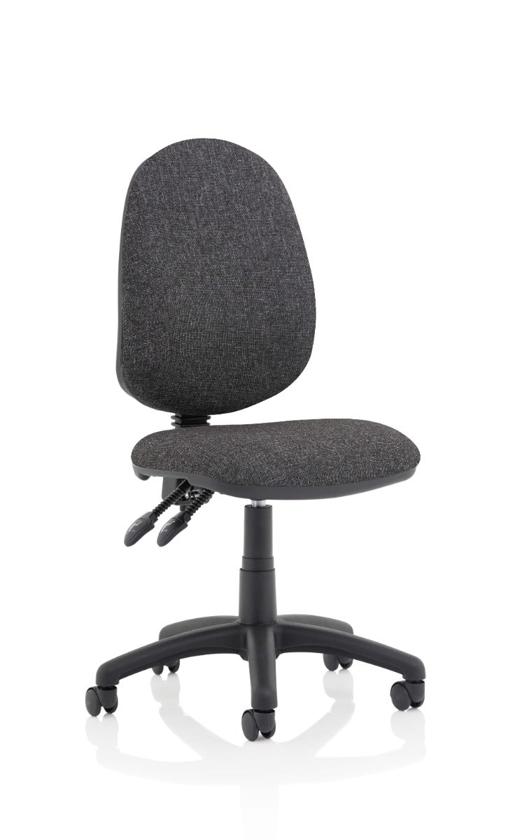 Eclipse 2 Plus Fabric Operator Office Chair - Optional Colour and Armrests