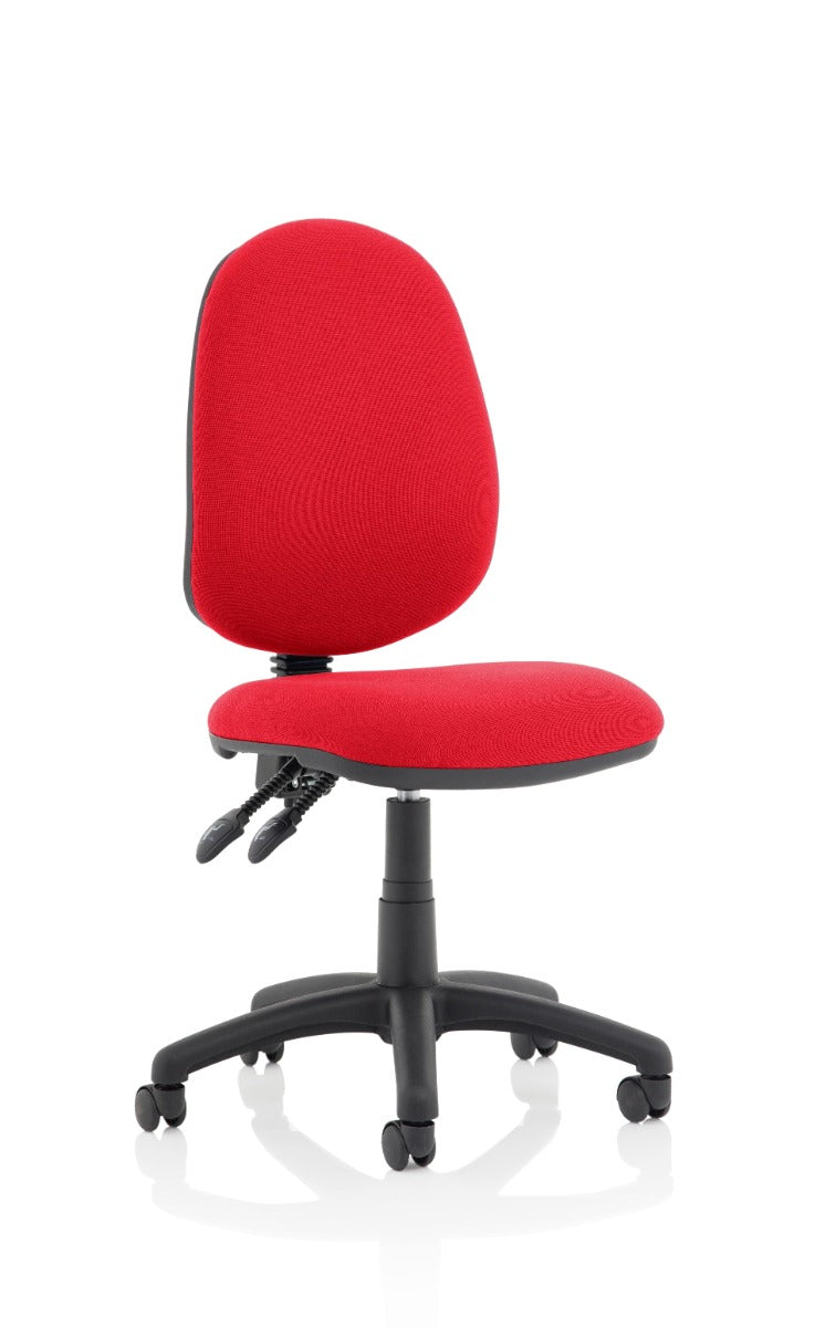 Eclipse 2 Plus Fabric Operator Office Chair - Optional Colour and Armrests
