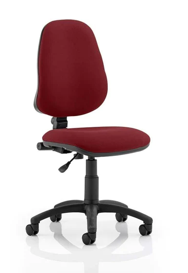Eclipse 1 Plus Fabric Operator Office Chair - Optional Colour and Armrests